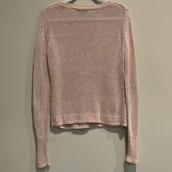 Ann Taylor Crew Neck Sweater Linen s M - Picture 4 of 4